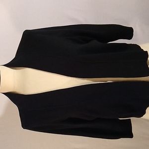 RonniNicole 3/4 sleeve cropped sweater  blk sz 1X